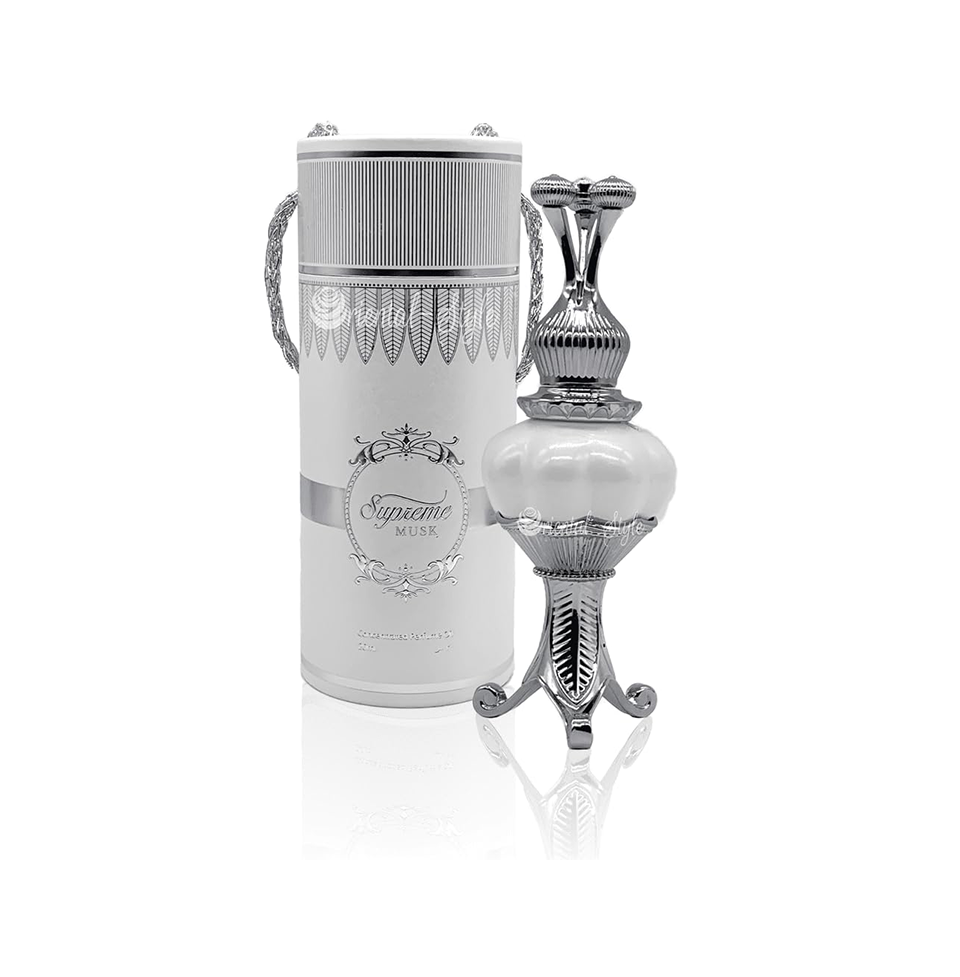 Afnan Supreme Musk Concentrated Perfume Oil (Attar) 20ml For Men & Women