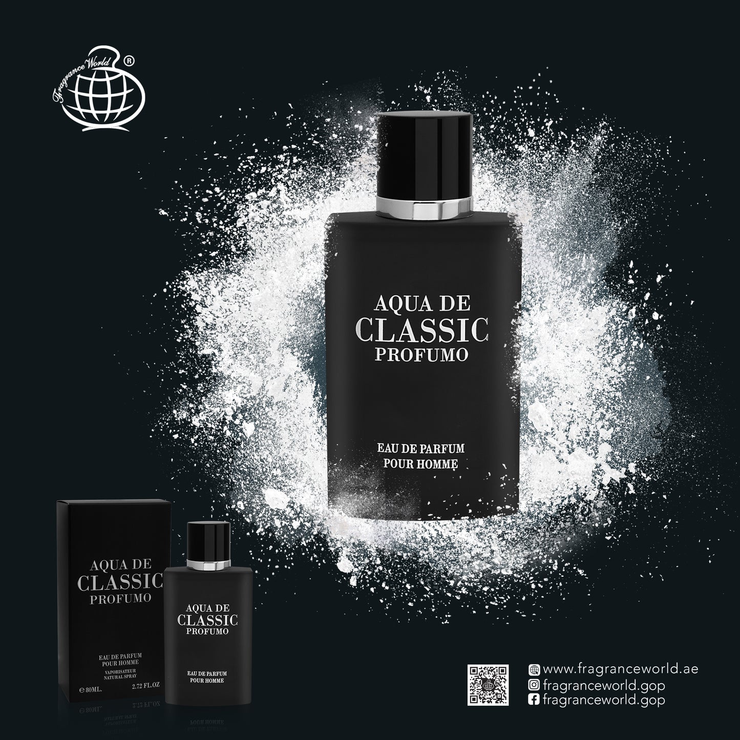 Fragrance World AQUA DE CLASSIC PROFUMO Edp 80ml for Men
