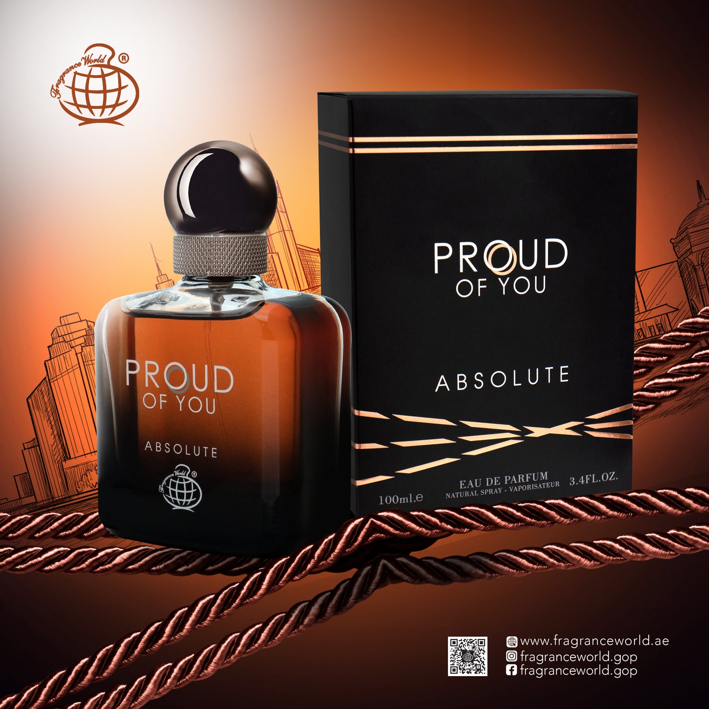 Fragrance World Proud Of You Absolute Edp 100ml For Men
