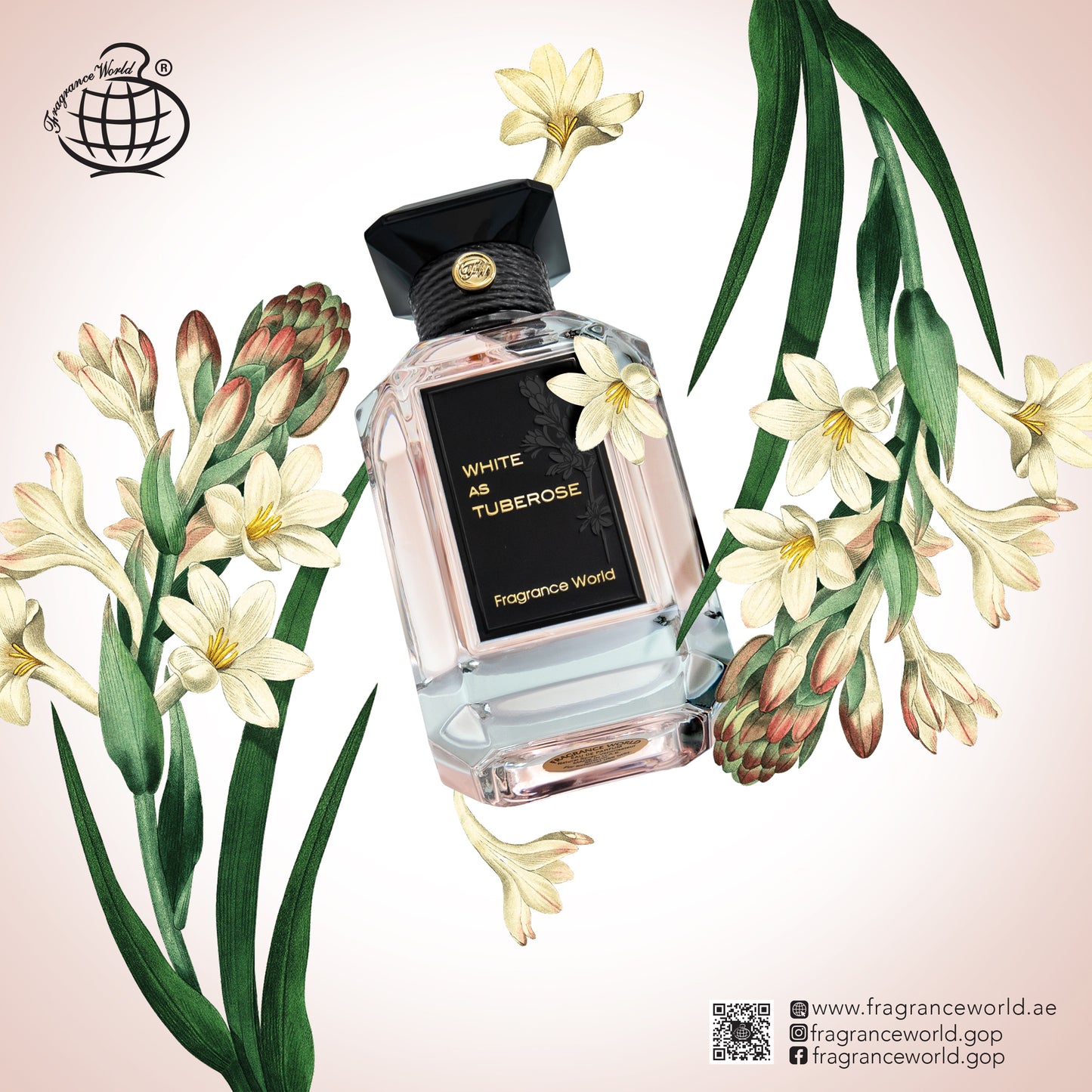 Fragrance World White As Tuberose EDP 100ml For Men & Women