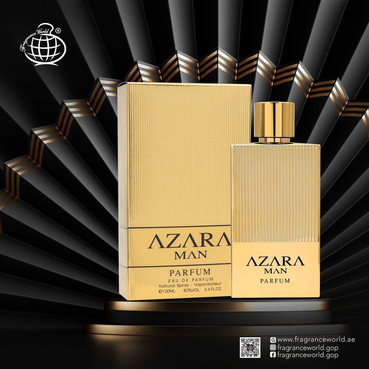 Fragrance World Azara Man Edp 100ml for Men