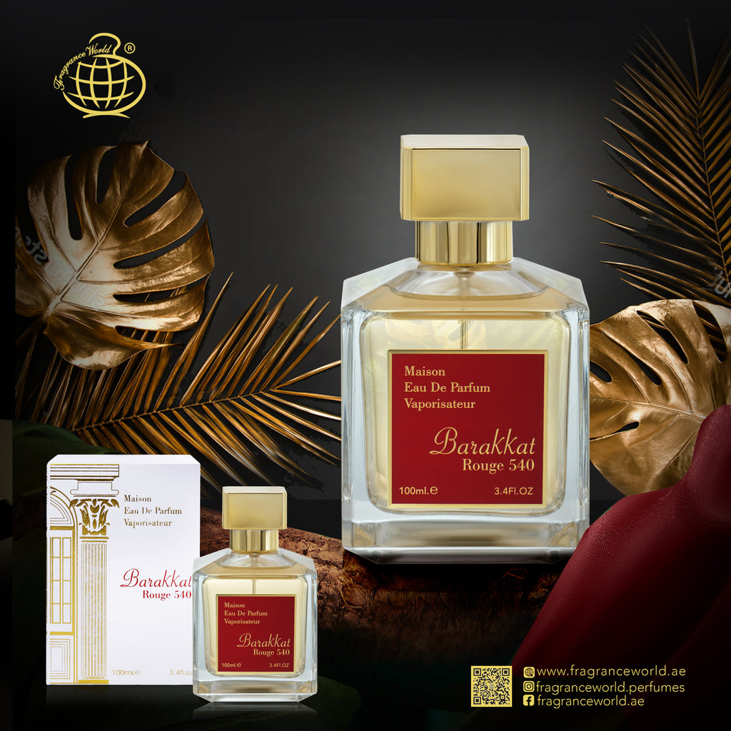 Eau De Parfum Men's Baccarat Rouge 540 Fragrance World