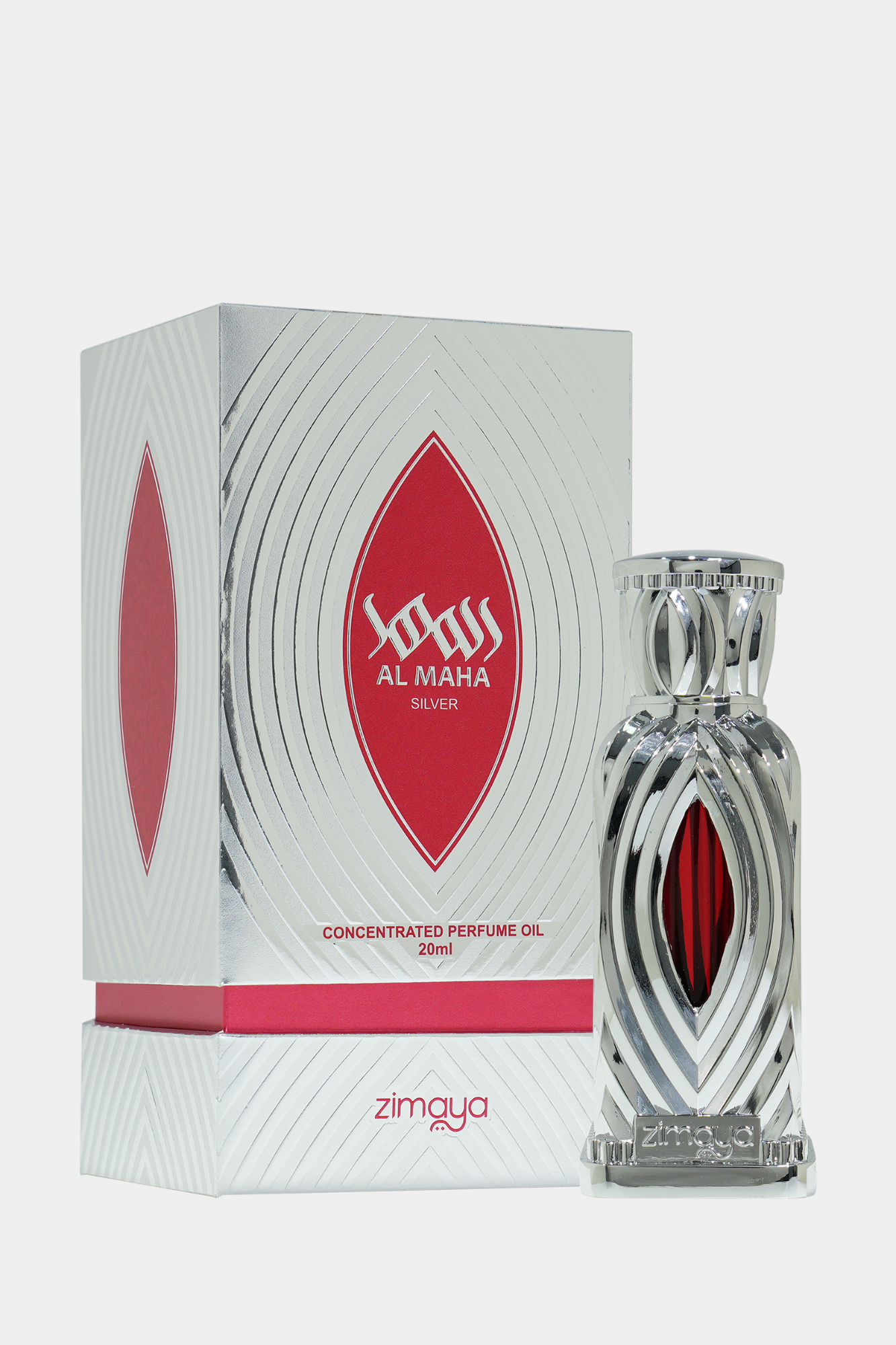 ZIMAYA AL MAHA SILVER CONCENTRATED PERFUME OIL 20 ML